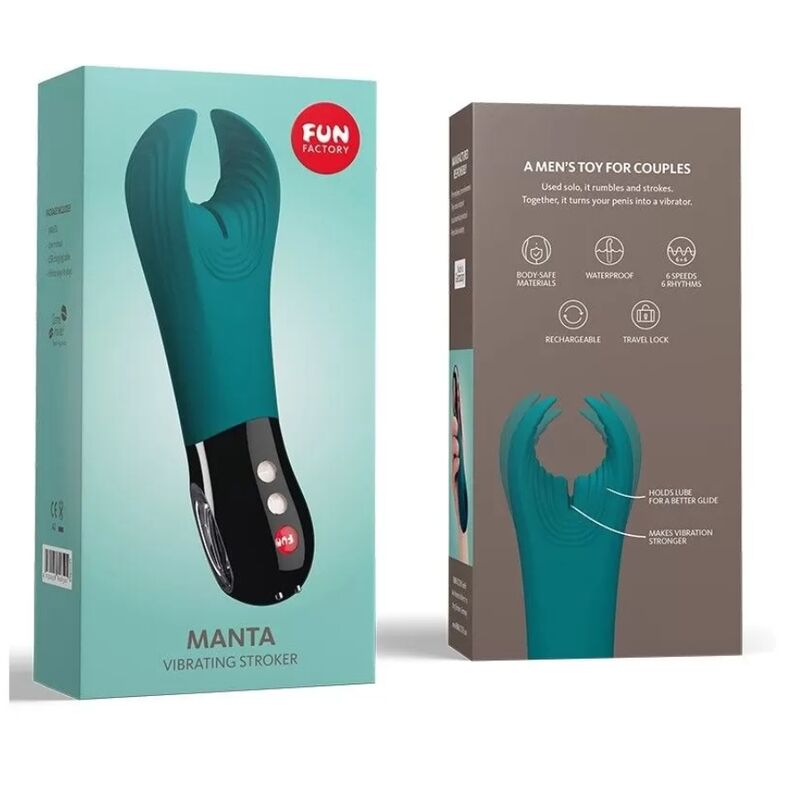 Fun Factory Manta Penis Vibrator Deep Sea Blue