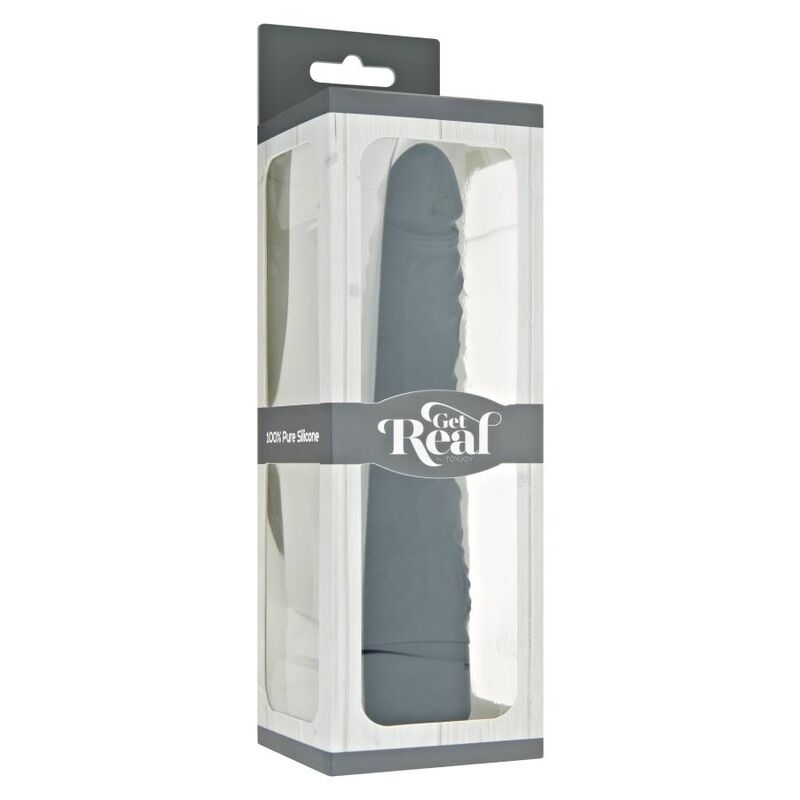 Get Real Classic Slim Vibrator Black