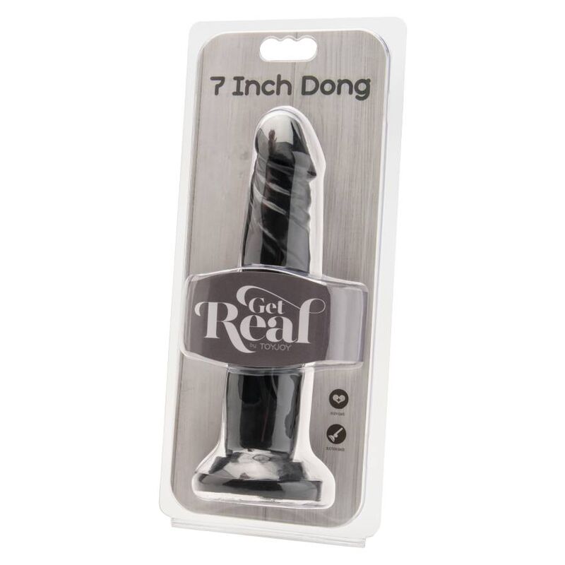 Get Real Dong 18cm Black