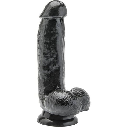 Get Real Dong With Balls 15cm Black