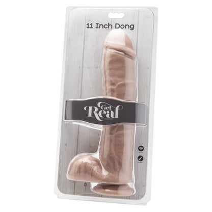 Get Real Dong With Balls 28cm Light