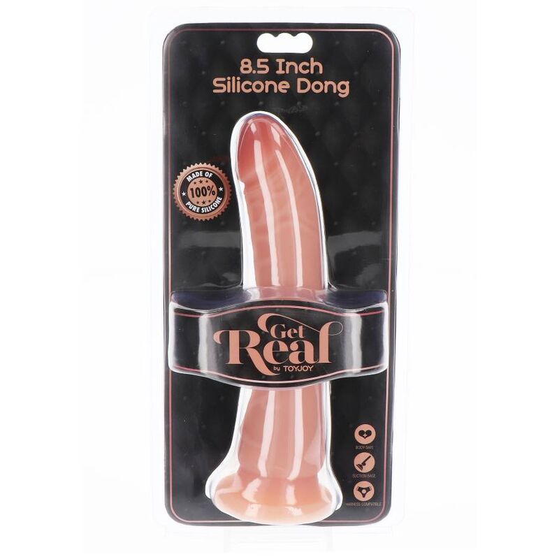 Get Real Silicone Dong 21cm Light