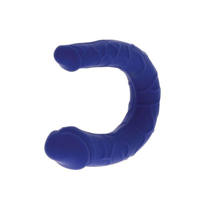 Get Real Realistic Mini Silicone Double Dildo Blue