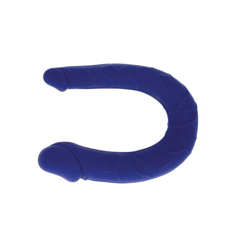 Get Real Realistic Mini Silicone Double Dildo Blue