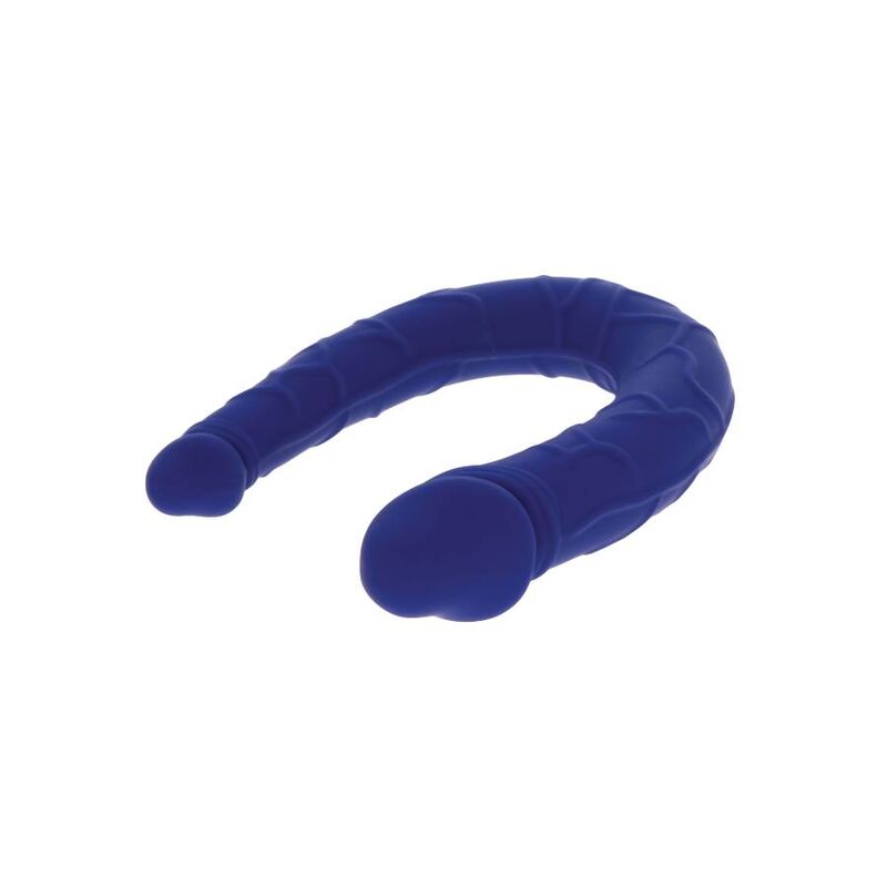 Get Real Realistic Mini Silicone Double Dildo Blue