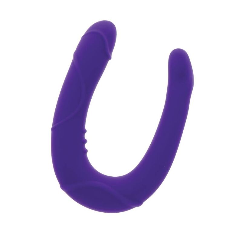 Get Real Vogue Mini Silicone Double Dildo Purple