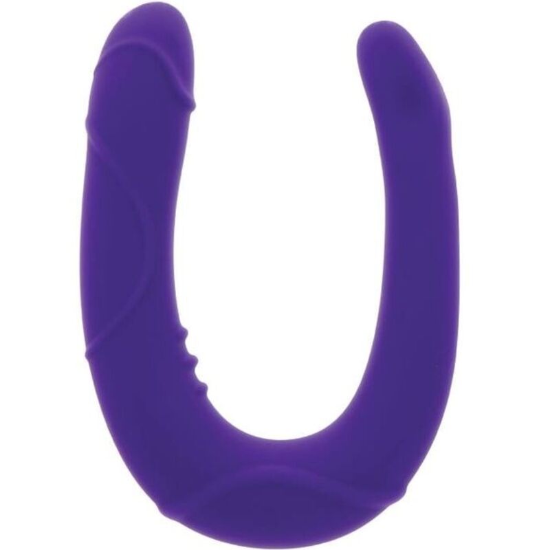 Get Real Vogue Mini Silicone Double Dildo Purple