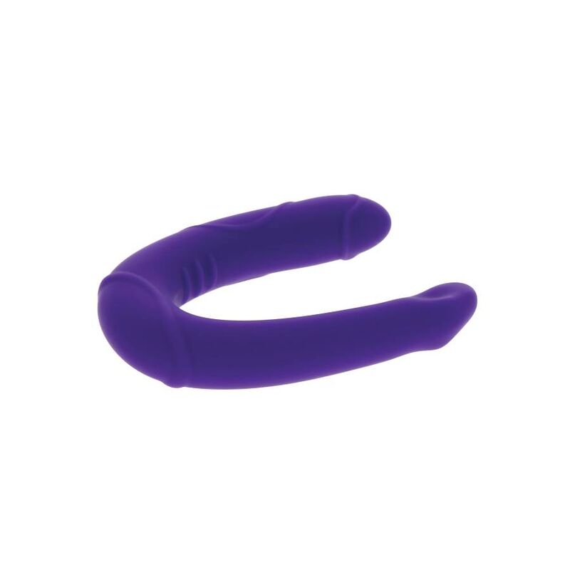 Get Real Vogue Mini Silicone Double Dildo Purple