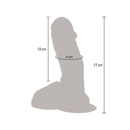 Get Real Silicone Vibrating Dildo Light