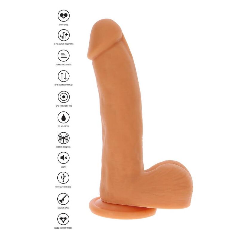 Get Real Magnetic Pulse Trusting Dildo Light