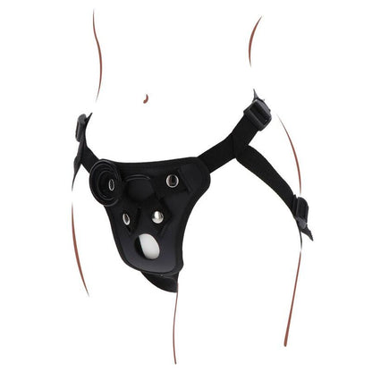 Get Real Strap-On Pleasure Hole Harness O/S Black