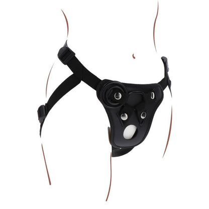 Get Real Strap-On Pleasure Hole Harness O/S Black