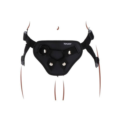 Get Real Strap-On Full Cover Deluxe Harness O/S Black