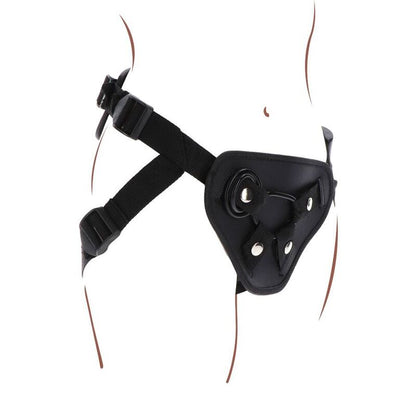 Get Real Strap-On Full Cover Deluxe Harness O/S Black