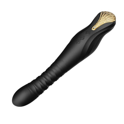 Zalo King Vibrating Thruster Obsidian Black