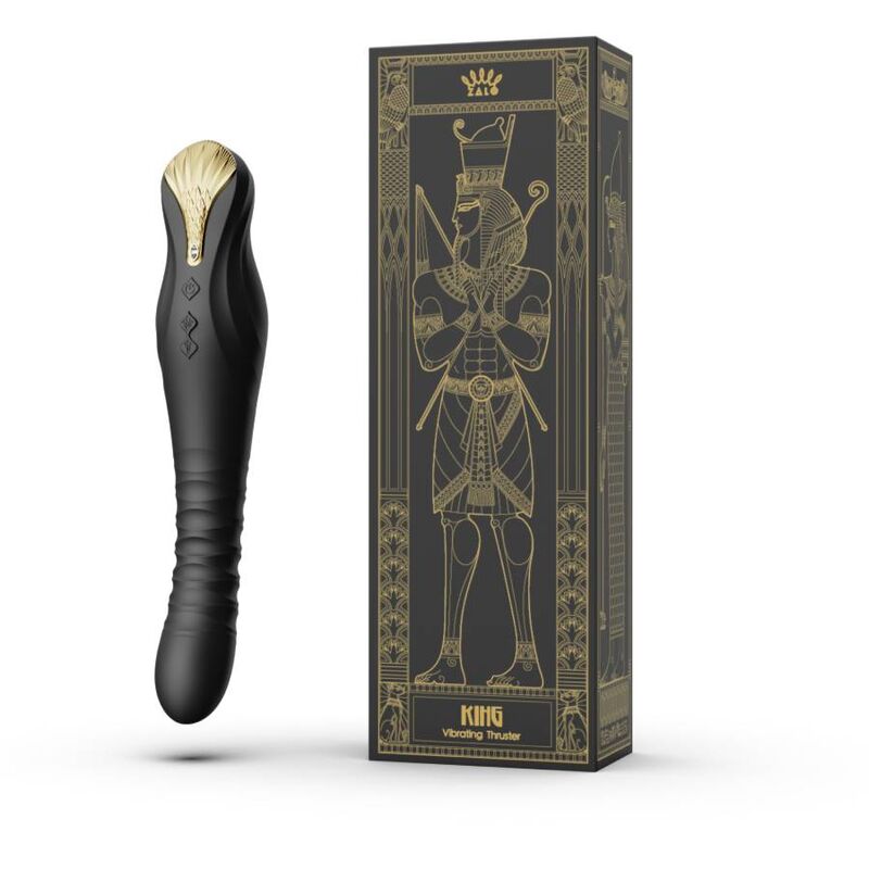 Zalo King Vibrating Thruster Obsidian Black