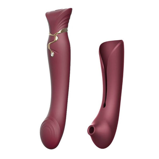 Zalo Queen Pulsewave G-Spot Vibrator Wine Red