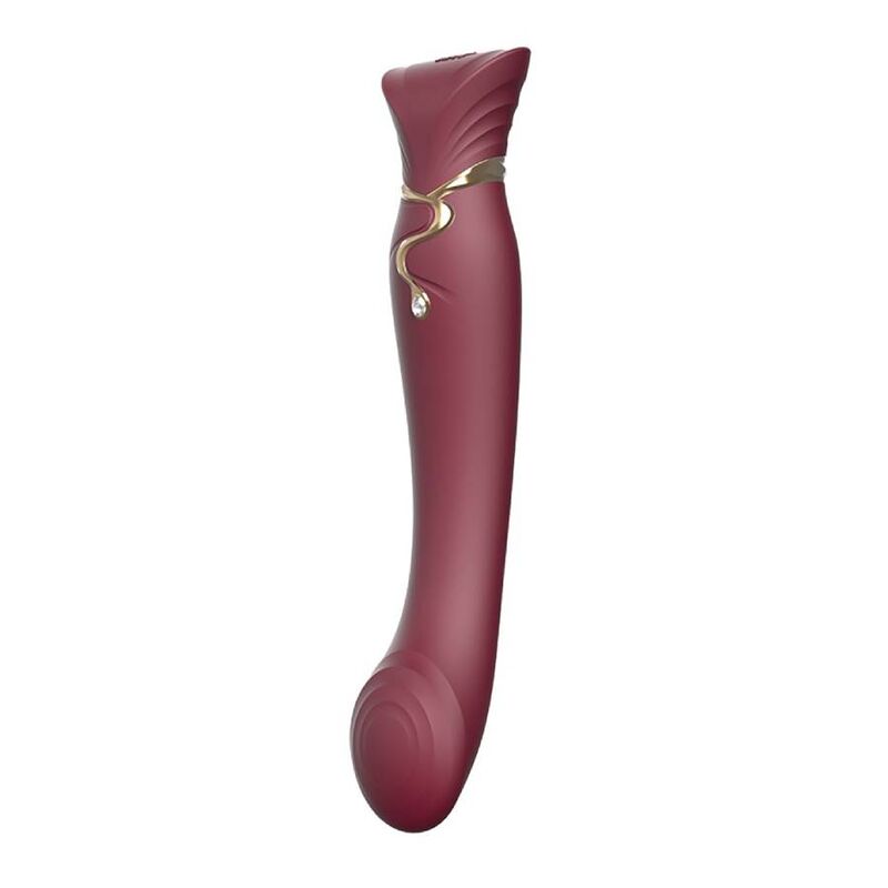 Zalo Queen Pulsewave G-Spot Vibrator Wine Red