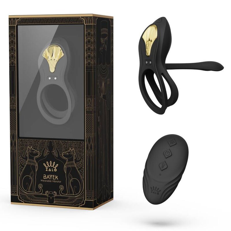 Zalo Bayek Vibrating Cock Ring Obsidian Black