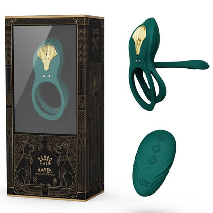 Zalo Bayek Vibrating Cock Ring Turquoise Green