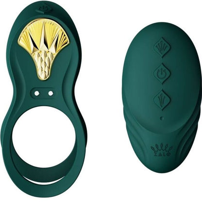 Zalo Bayek Vibrating Cock Ring Turquoise Green