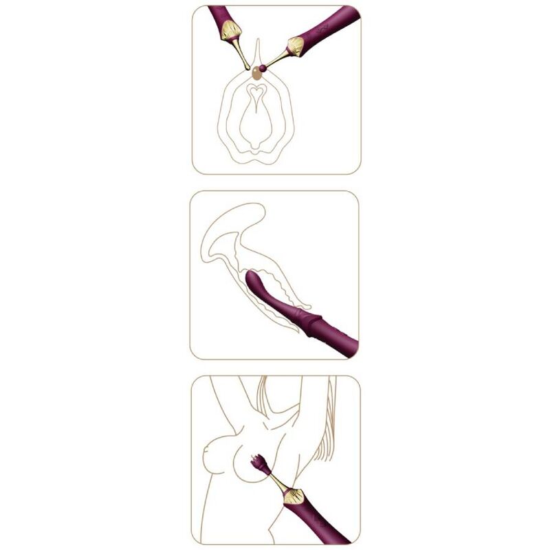 Zalo Bess 2 Vibrator Velvet Purple