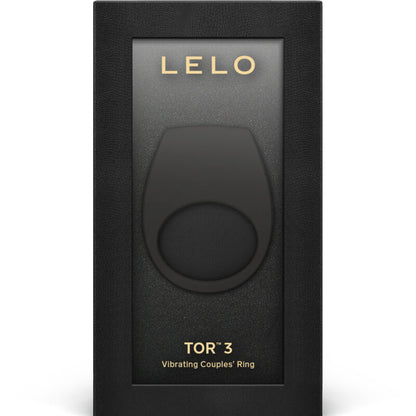 LELO Tor 3 Vibrating Cock Ring Black