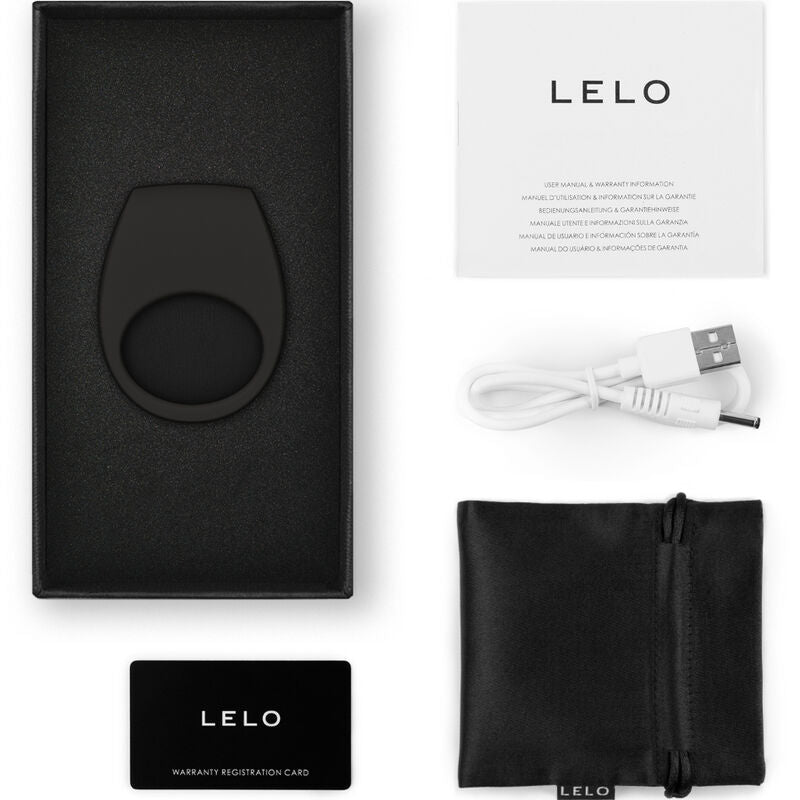 LELO Tor 3 Vibrating Cock Ring Black