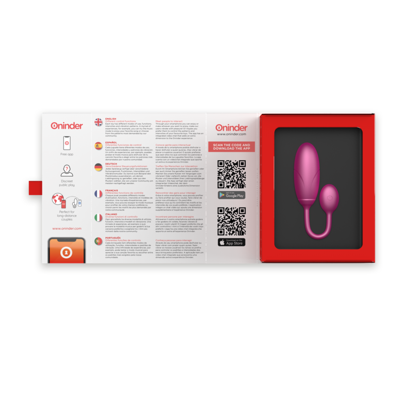 Oninder Denver Vibrating Silicone Egg with App Control