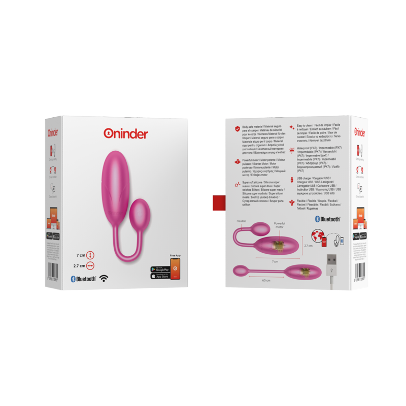 Oninder Denver Vibrating Silicone Egg with App Control