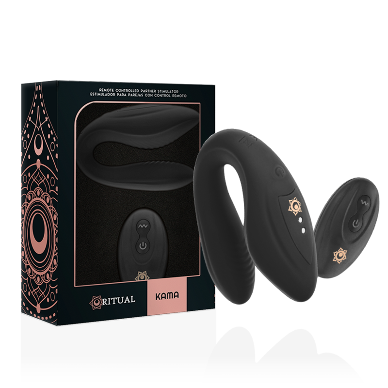 Rithual Kama Black Couples Vibrator with Remote Control