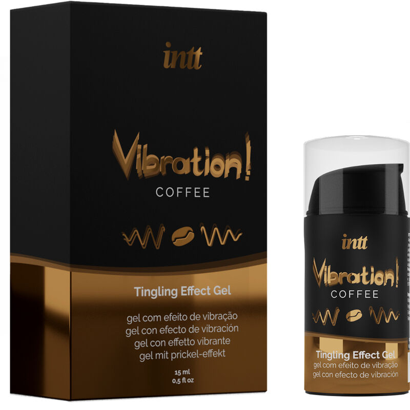 Intt Vibration Tingling Effect Gel Coffee 15ml