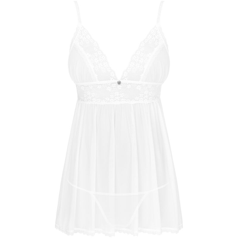 Obsessive Heavenlly White Babydoll & Thong