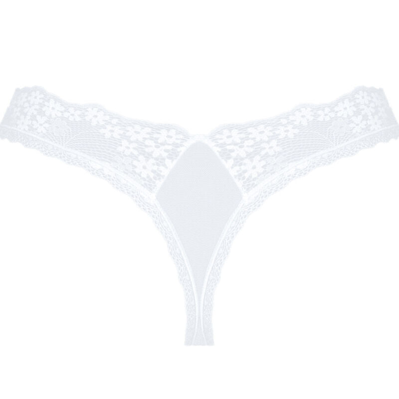 Obsessive Heavenlly Lacy White Thong