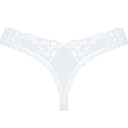 Obsessive Heavenlly Lacy White Thong