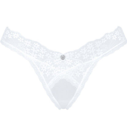 Obsessive Heavenlly Lacy White Thong