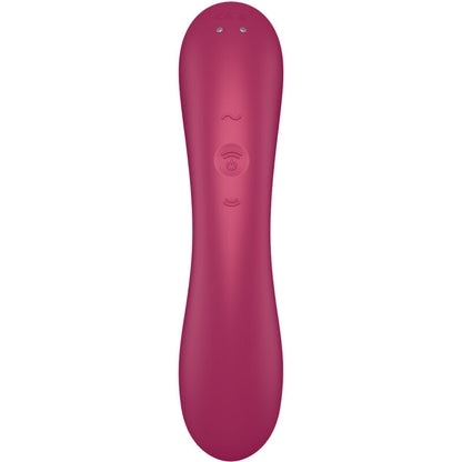 Satisfyer Curvy Trinity 1 Insertable Triple Air Pulse Vibrator Red