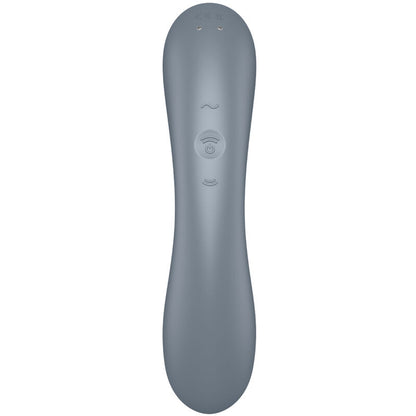 Satisfyer Curvy Trinity 1 Insertable Triple Air Pulse Vibrator Grey