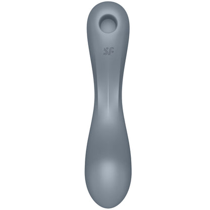 Satisfyer Curvy Trinity 1 Insertable Triple Air Pulse Vibrator Grey