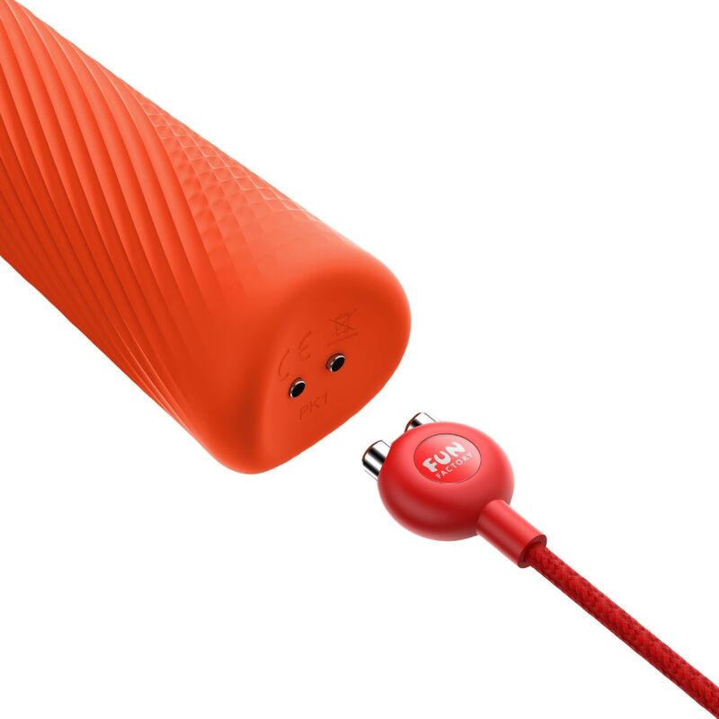 Fun Factory Vim Vibrating Wand Massager Sunrise Orange