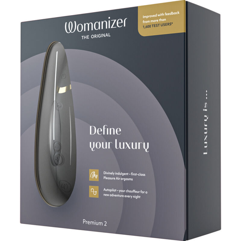 Womanizer Premium 2 Clitoral Stimulator Black