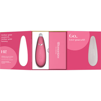 Womanizer Premium 2 Clitoral Stimulator Raspberry