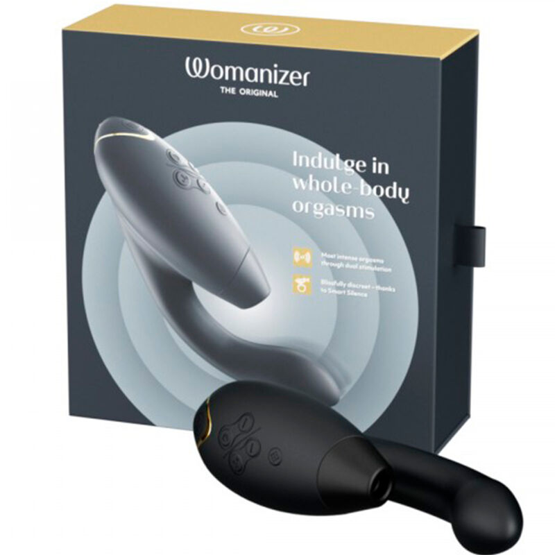 Womanizer DUO 2 Dual Clitoral & G-Spot Stimulator Black