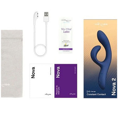 We-Vibe Nova 2 Rabbit Vibrator Midnight Blue