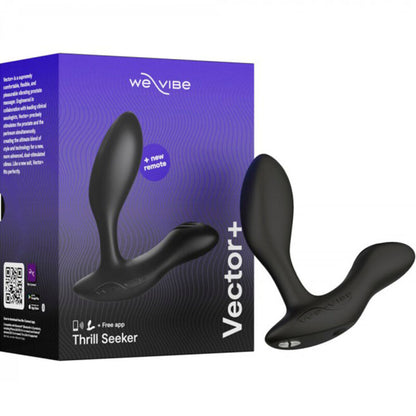 We-Vibe Vector+ Prostate Massager Charcoal Black