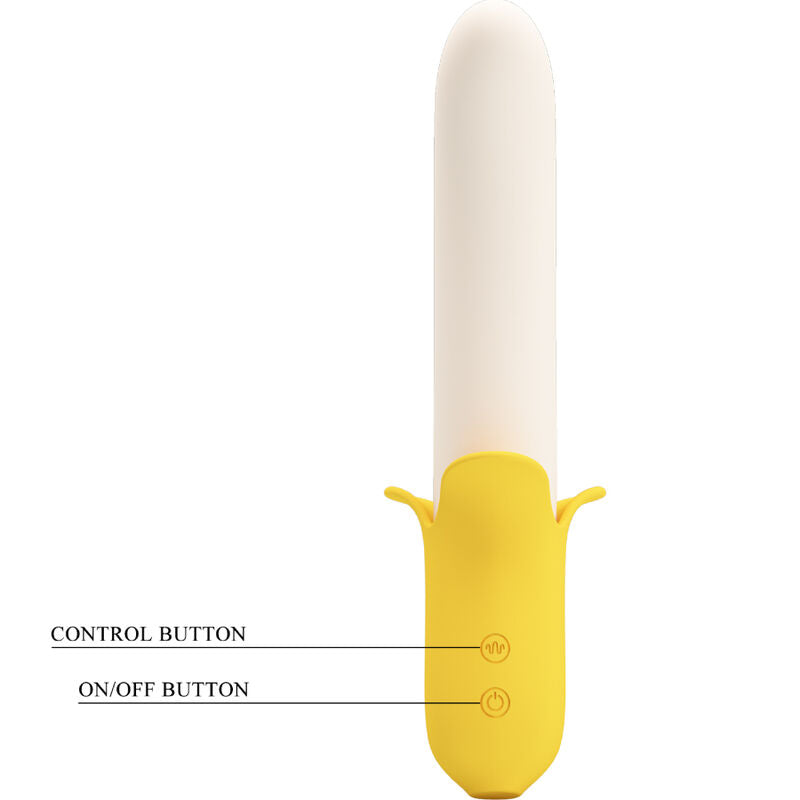 Pretty Love Banana Geek Super Power Thrusting Vibrator