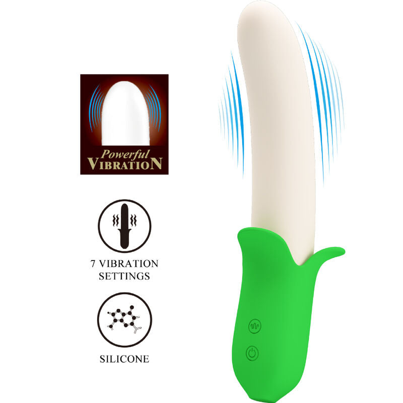 Pretty Love Banana Knight Super Power Silicone Vibrator