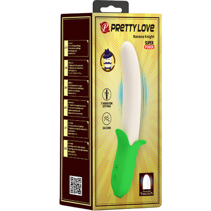 Pretty Love Banana Knight Super Power Silicone Vibrator