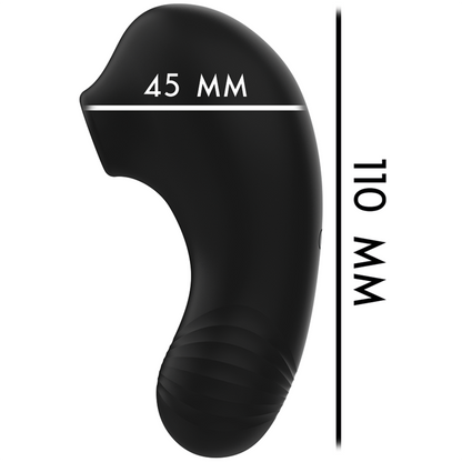 Rithual Shushu Pro Pocket Black Clitoris Stimulator with 2 Motors