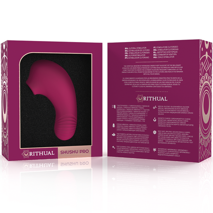 Rithual Shushu Pro Pocket Orchid Clitoris Stimulator with 2 Motors